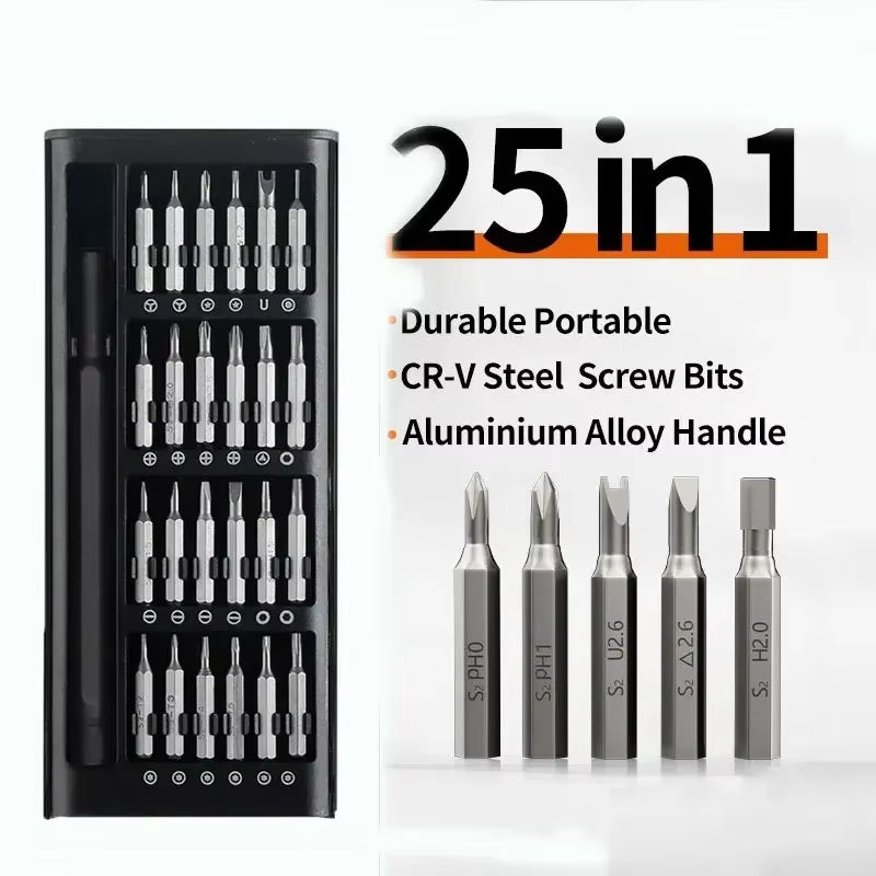 Ultimate 24-in-1 Precision Screwdriver Set - The Must-Have Mini Tool Kit for All Your Electronics!