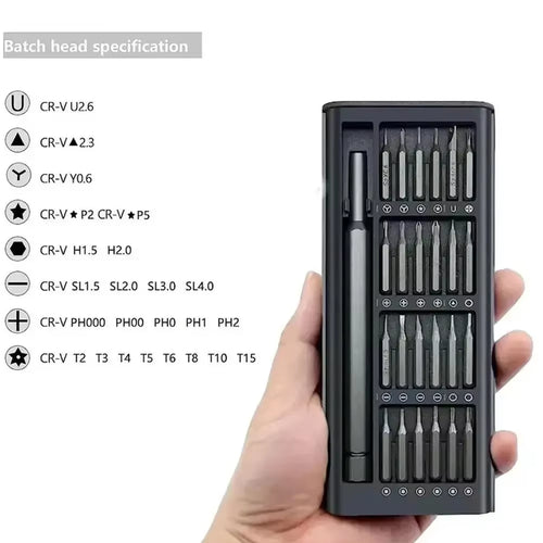 Ultimate 24-in-1 Precision Screwdriver Set - The Must-Have Mini Tool Kit for All Your Electronics!